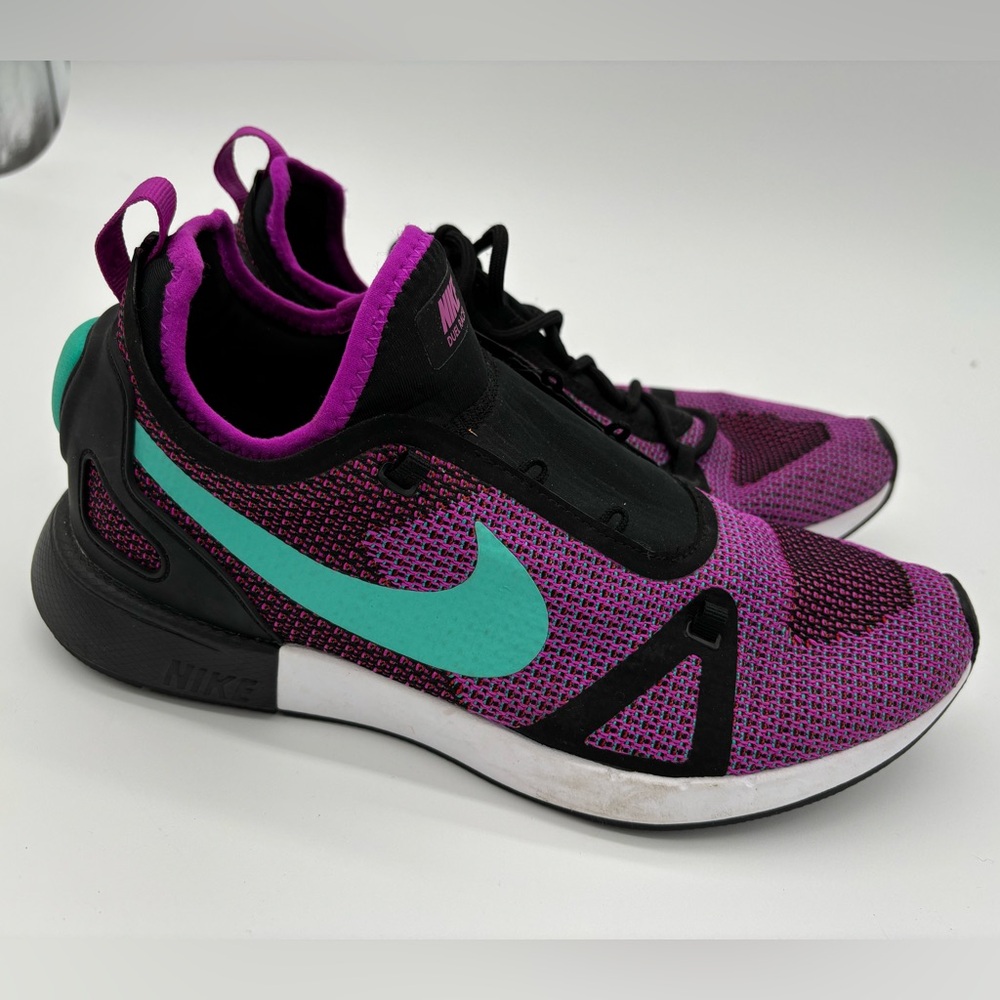 Nike Womens Duel Racer Running Shoes 927243-500 Low Top Sneakers‎ Sz 10